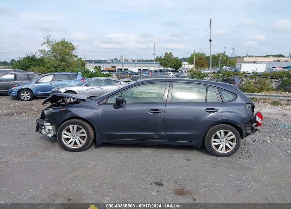 2015 SUBARU IMPREZA 2.0I PREMIUM VIN: JF1GPAC63FH201830