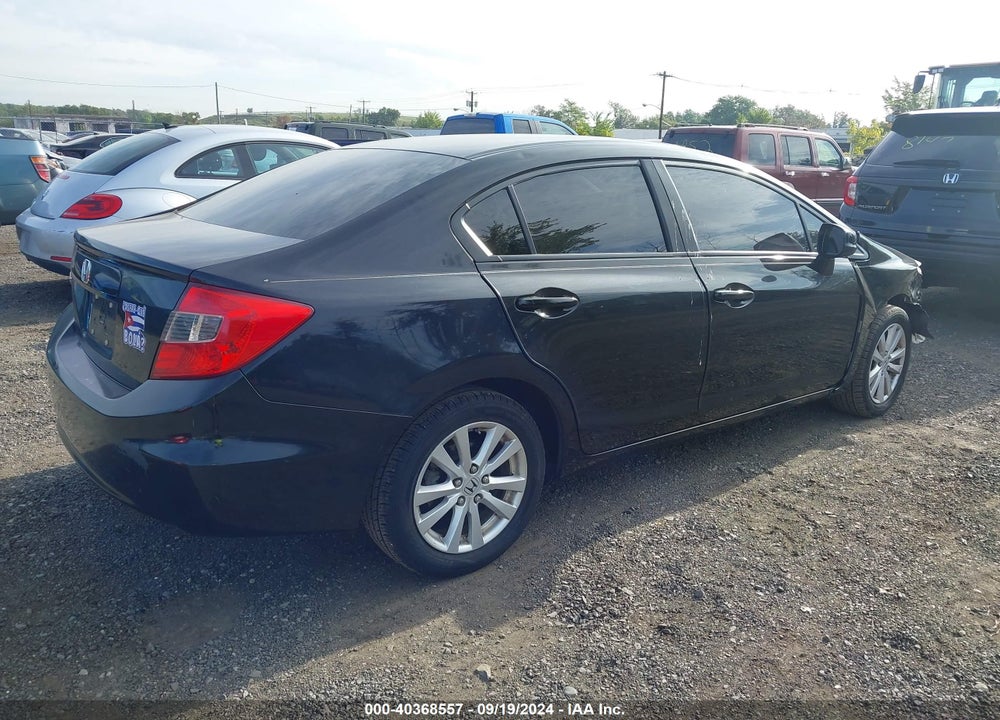 2012 HONDA CIVIC EX VIN: 19XFB2F83CE370920