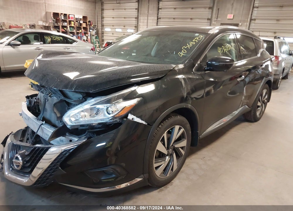 2018 NISSAN MURANO PLATINUM VIN: 5N1AZ2MH0JN150308