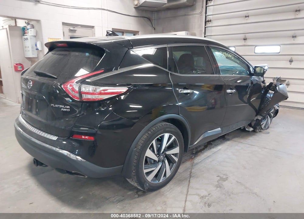 2018 NISSAN MURANO PLATINUM VIN: 5N1AZ2MH0JN150308