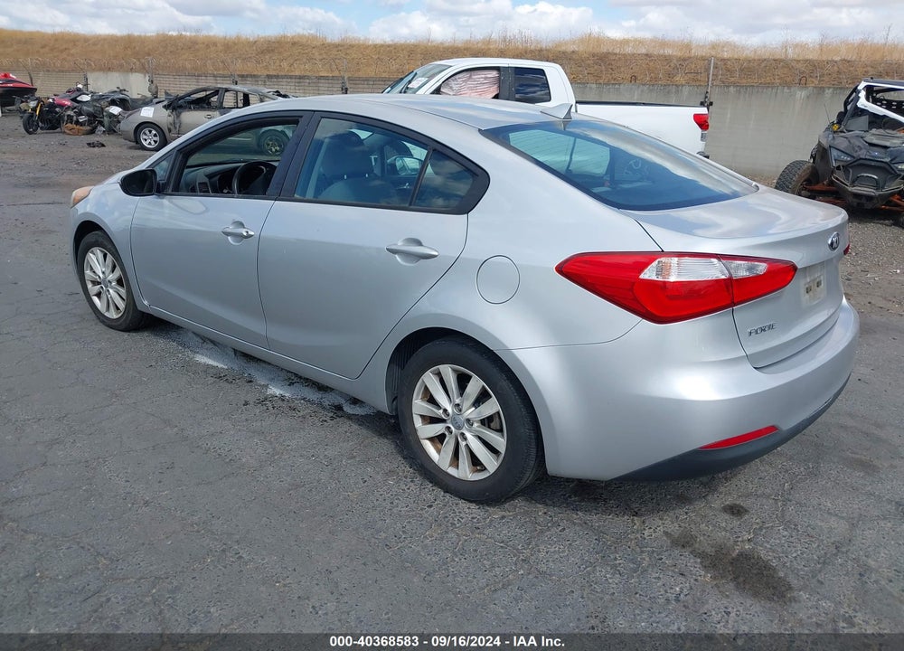 2014 KIA FORTE LX VIN: KNAFX4A68E5227301