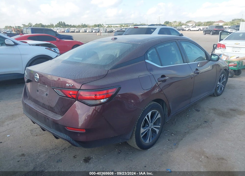 2022 NISSAN SENTRA SV XTRONIC CVT VIN: 3N1AB8CV2NY223709