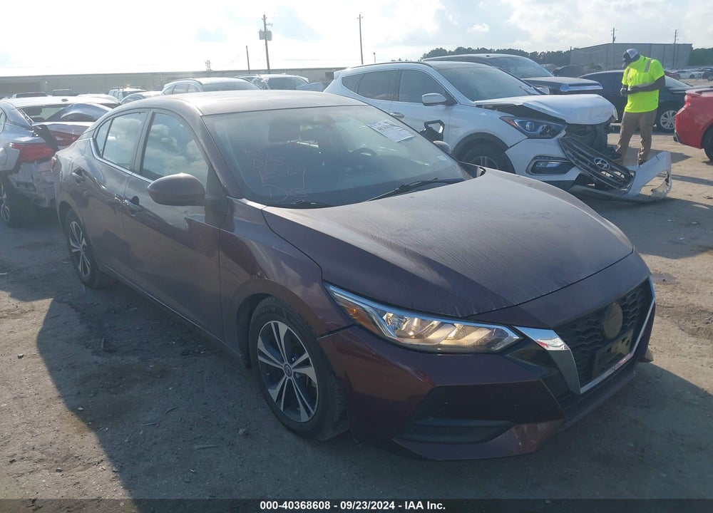 2022 NISSAN SENTRA SV XTRONIC CVT VIN: 3N1AB8CV2NY223709