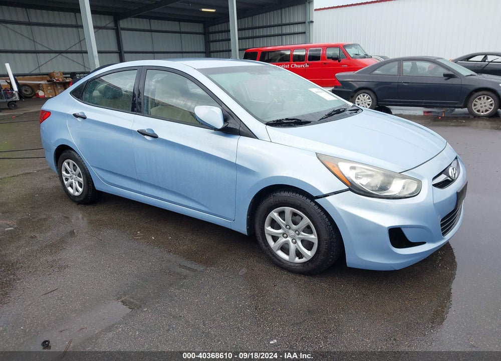 2012 HYUNDAI ACCENT GLS VIN: KMHCT4AE0CU041209