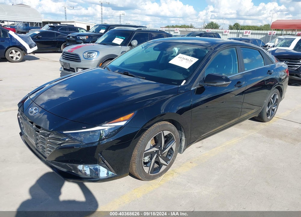 2022 HYUNDAI ELANTRA LIMITED VIN: KMHLP4AG2NU350009