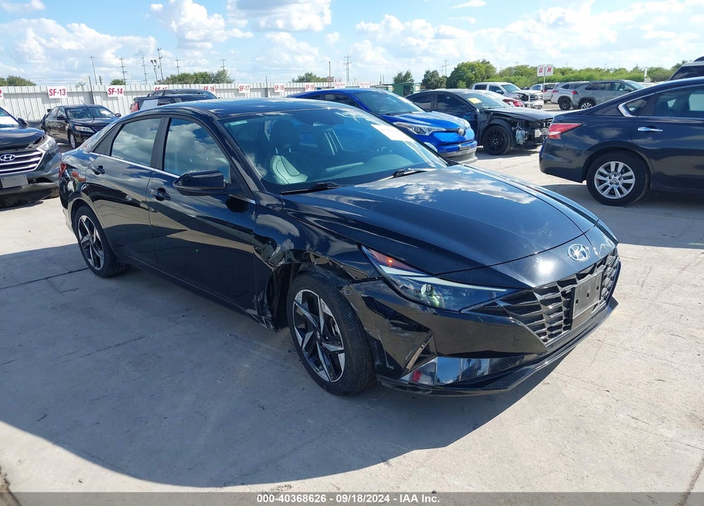 2022 HYUNDAI ELANTRA LIMITED VIN: KMHLP4AG2NU350009