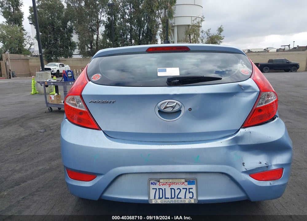 2013 HYUNDAI ACCENT GS VIN: KMHCT5AE4DU132006