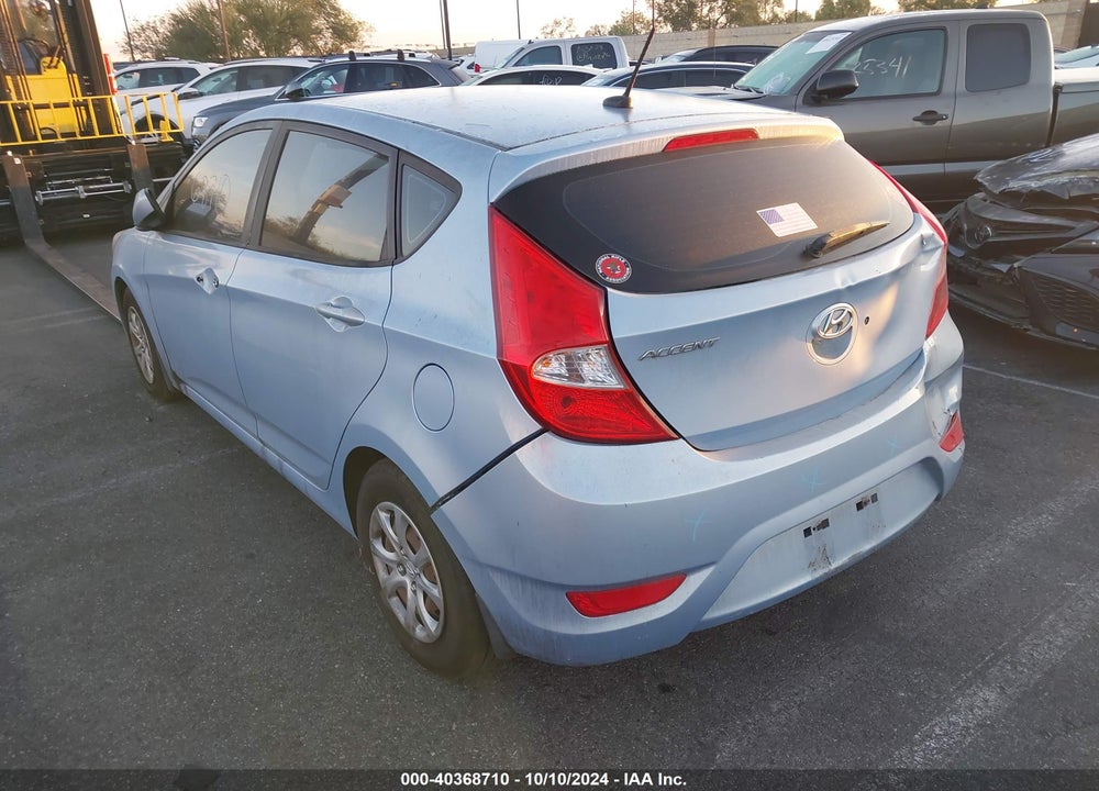 2013 HYUNDAI ACCENT GS VIN: KMHCT5AE4DU132006