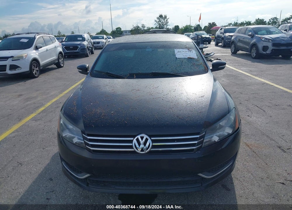 2013 VOLKSWAGEN PASSAT 2.5L S VIN: 1VWAP7A32DC053088