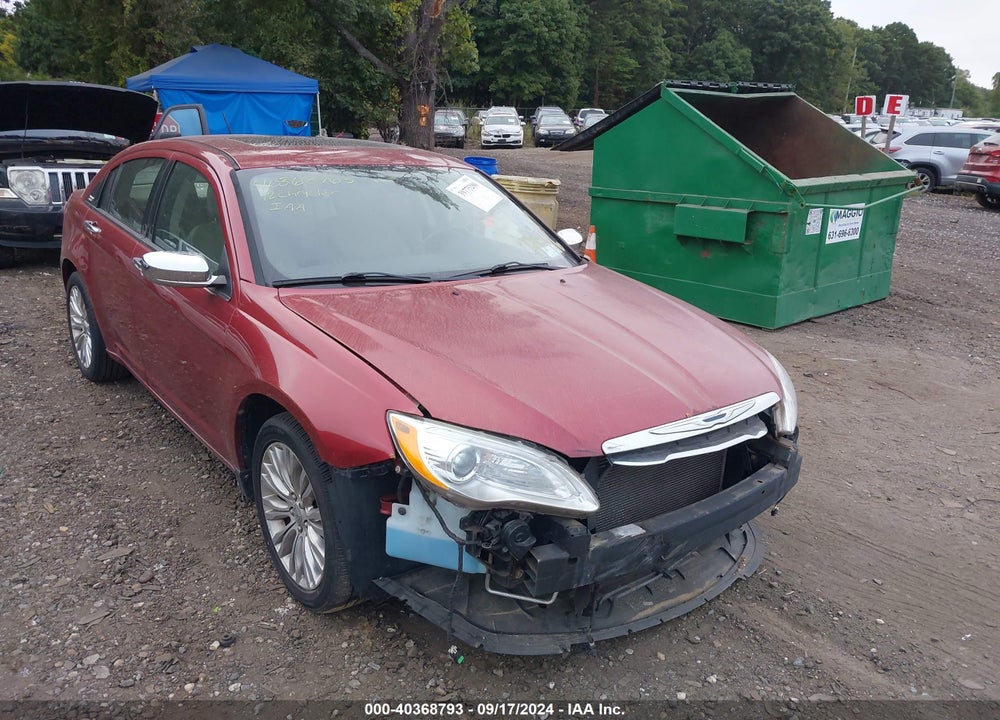 2012 CHRYSLER 200 VIN: 1C3CCBCB0CN117019