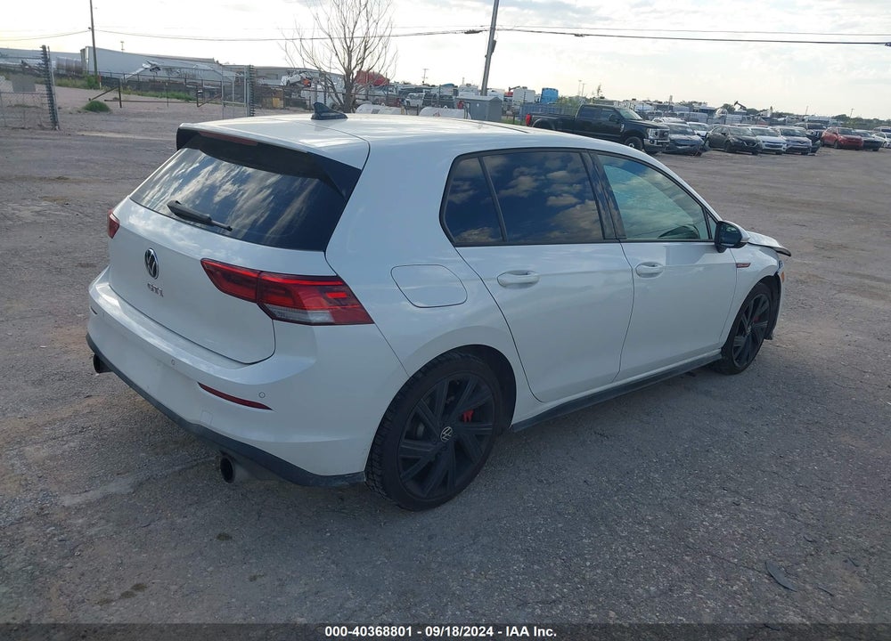 2022 VOLKSWAGEN GOLF GTI 2.0T SE VIN: WVW987CDXNW192927