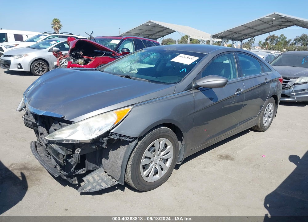 2012 HYUNDAI SONATA GLS VIN: 5NPEB4AC5CH499269