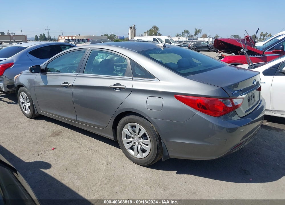2012 HYUNDAI SONATA GLS VIN: 5NPEB4AC5CH499269