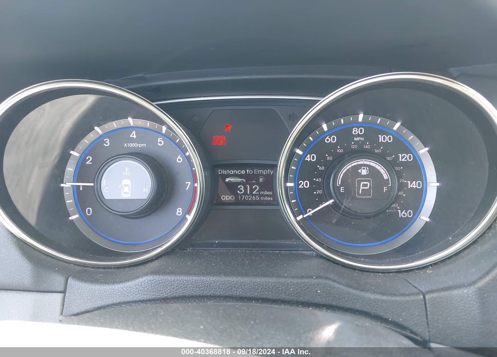 2012 HYUNDAI SONATA GLS VIN: 5NPEB4AC5CH499269