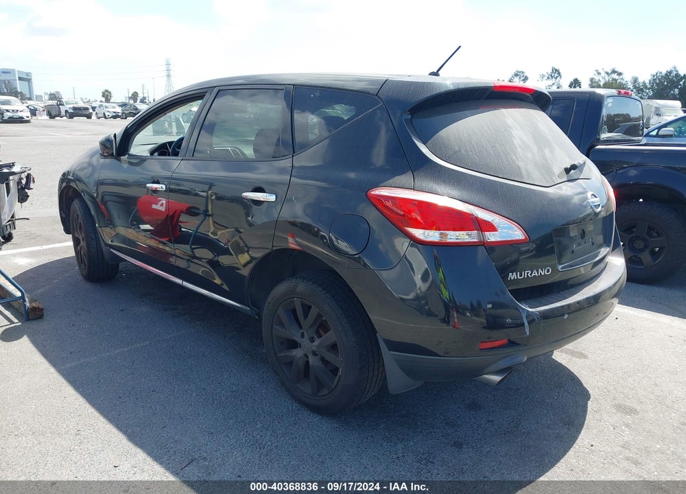 2013 NISSAN MURANO S VIN: JN8AZ1MU5DW210467