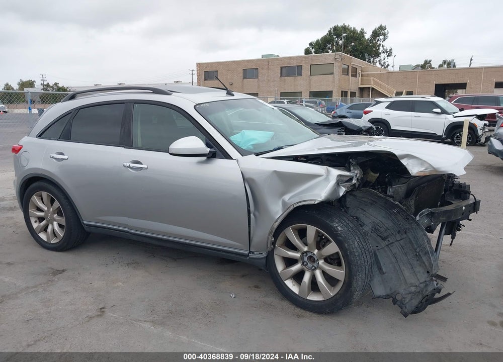 2003 INFINITI FX35 VIN: JNRAS08W23X000729