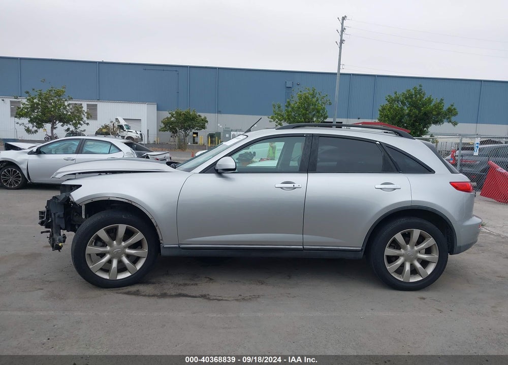 2003 INFINITI FX35 VIN: JNRAS08W23X000729