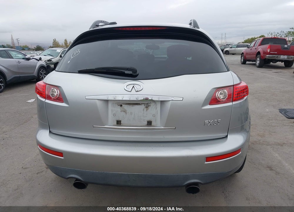 2003 INFINITI FX35 VIN: JNRAS08W23X000729