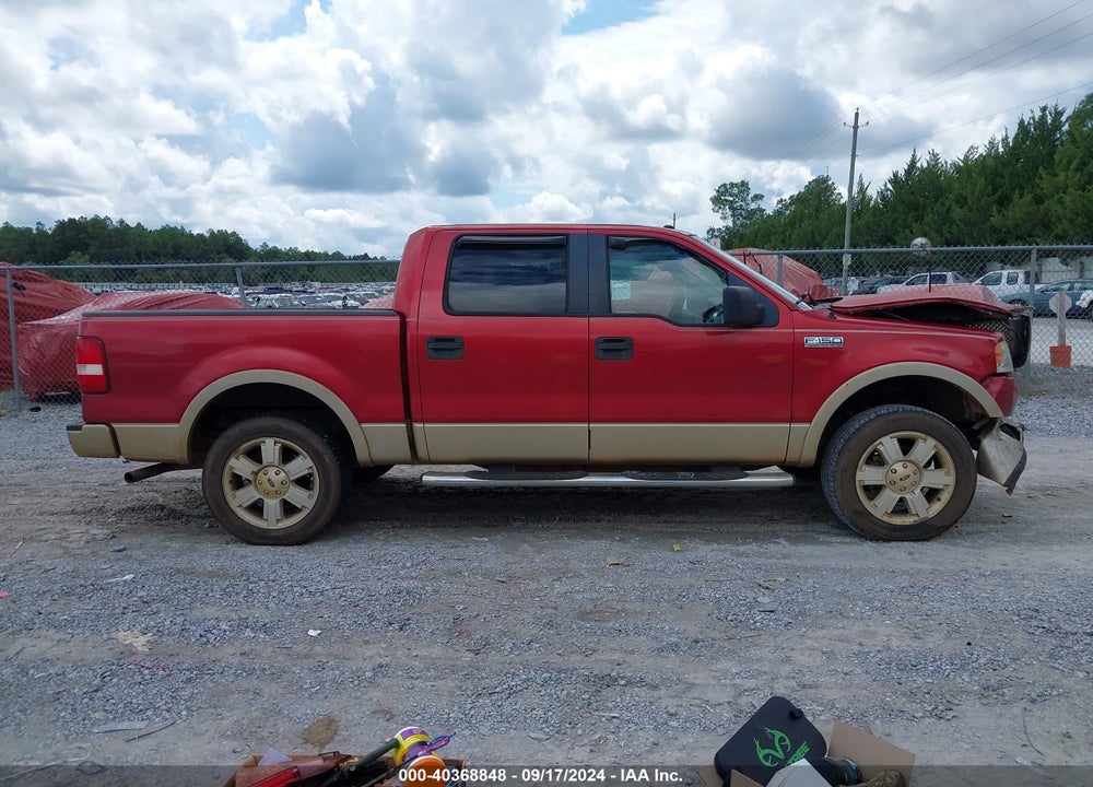 2008 FORD F-150 60TH ANNIVERSARY/FX2/KING RANCH/LARIAT/XLT VIN: 1FTPW12V38FA57040