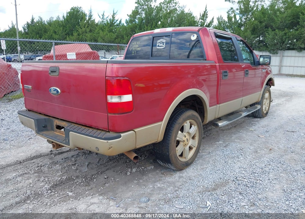 2008 FORD F-150 60TH ANNIVERSARY/FX2/KING RANCH/LARIAT/XLT VIN: 1FTPW12V38FA57040