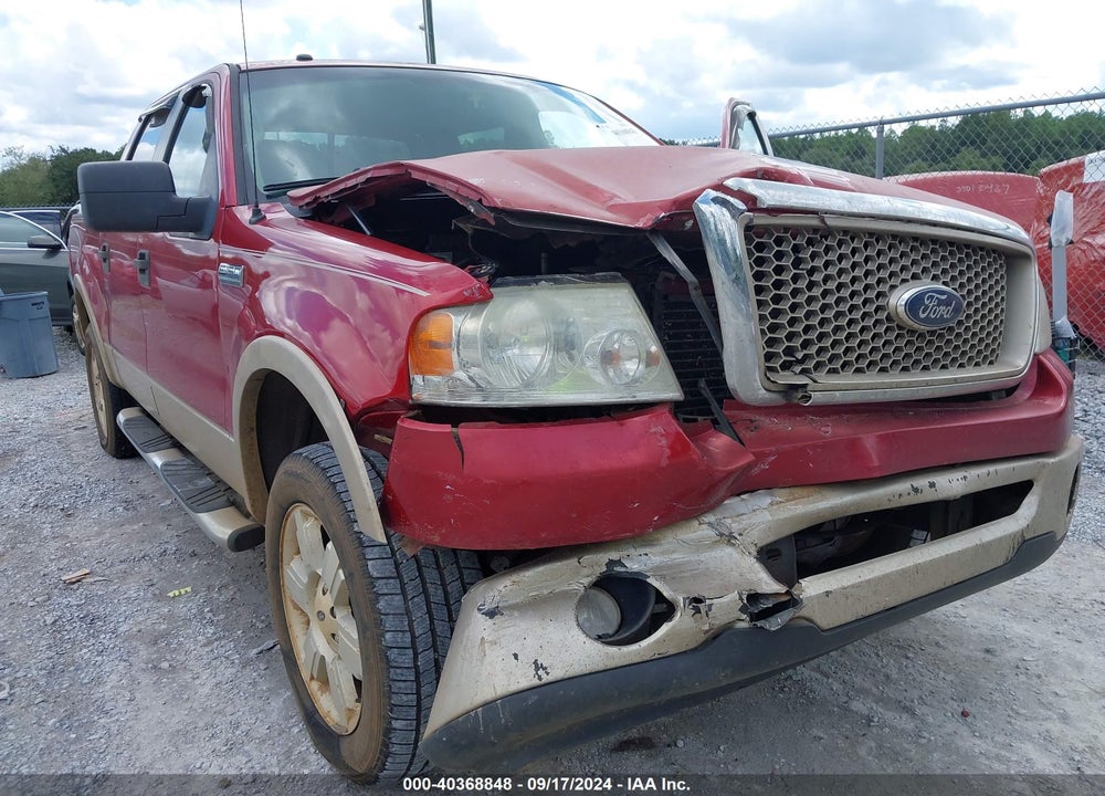 2008 FORD F-150 60TH ANNIVERSARY/FX2/KING RANCH/LARIAT/XLT VIN: 1FTPW12V38FA57040
