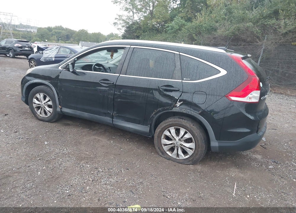 2012 HONDA CR-V EX-L VIN: 2HKRM4H75CH617907