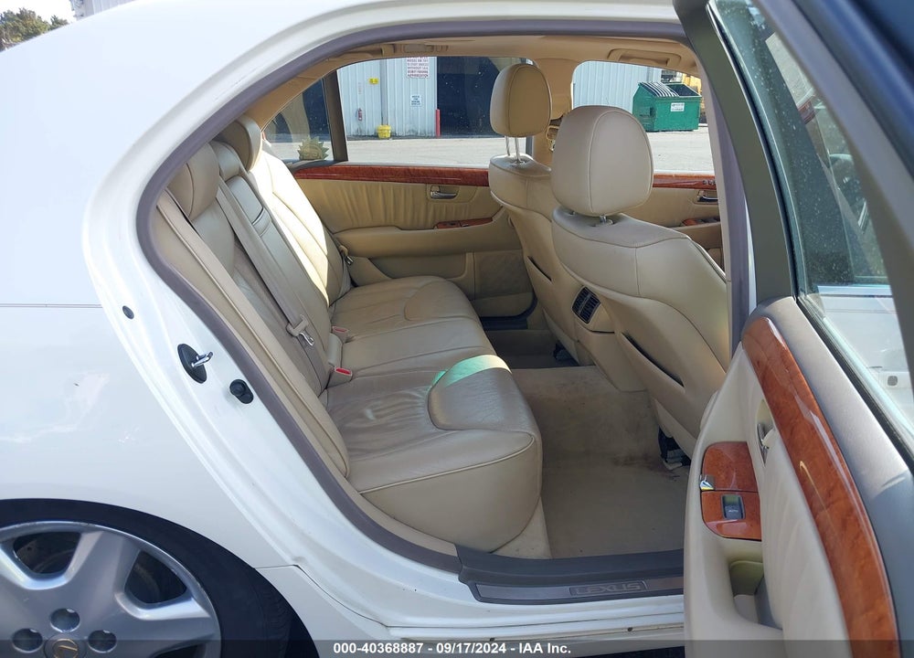 2004 LEXUS LS 430 VIN: JTHBN36F240135587