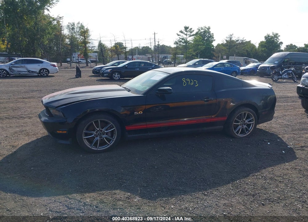 2012 FORD MUSTANG GT PREMIUM VIN: 1ZVBP8CFXC5208782