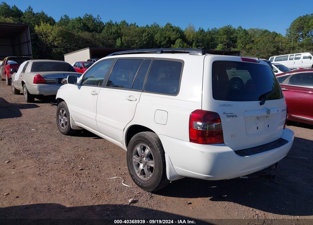 2005 TOYOTA HIGHLANDER V6 VIN: JTEDP21A750060523