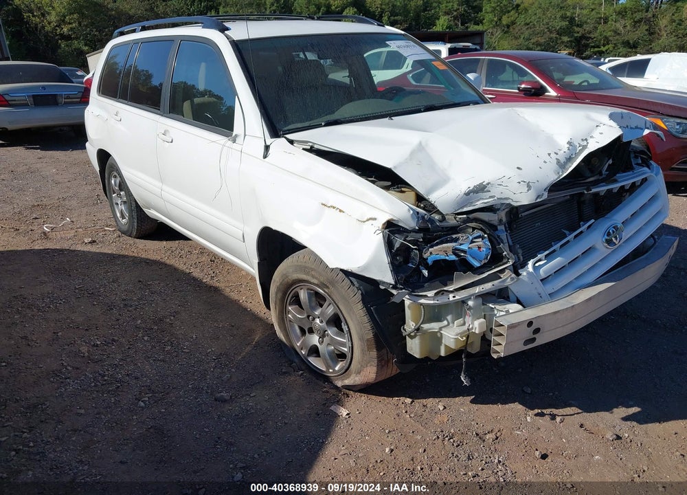 2005 TOYOTA HIGHLANDER V6 VIN: JTEDP21A750060523