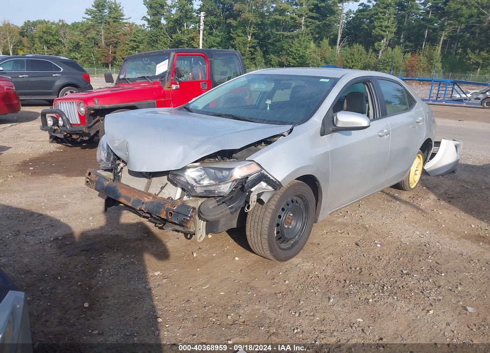 2015 TOYOTA COROLLA LE VIN: 5YFBURHE6FP196770