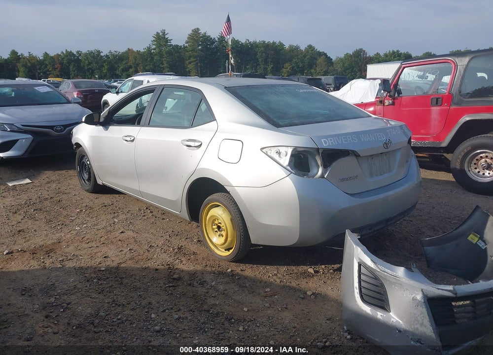 2015 TOYOTA COROLLA LE VIN: 5YFBURHE6FP196770