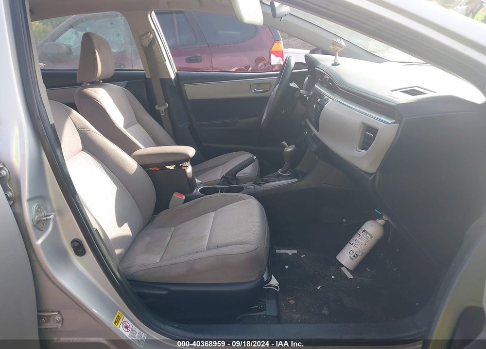 2015 TOYOTA COROLLA LE VIN: 5YFBURHE6FP196770