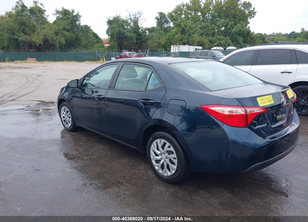 2018 TOYOTA COROLLA LE VIN: 2T1BURHE7JC080843