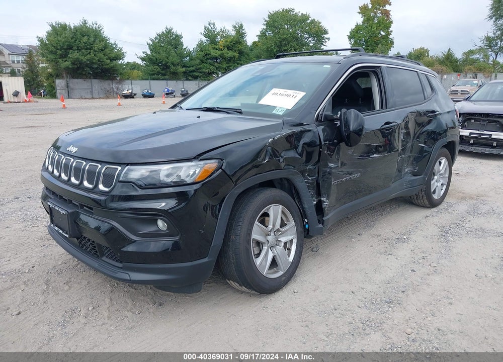 2022 JEEP COMPASS LATITUDE FWD VIN: 3C4NJCBB7NT225626