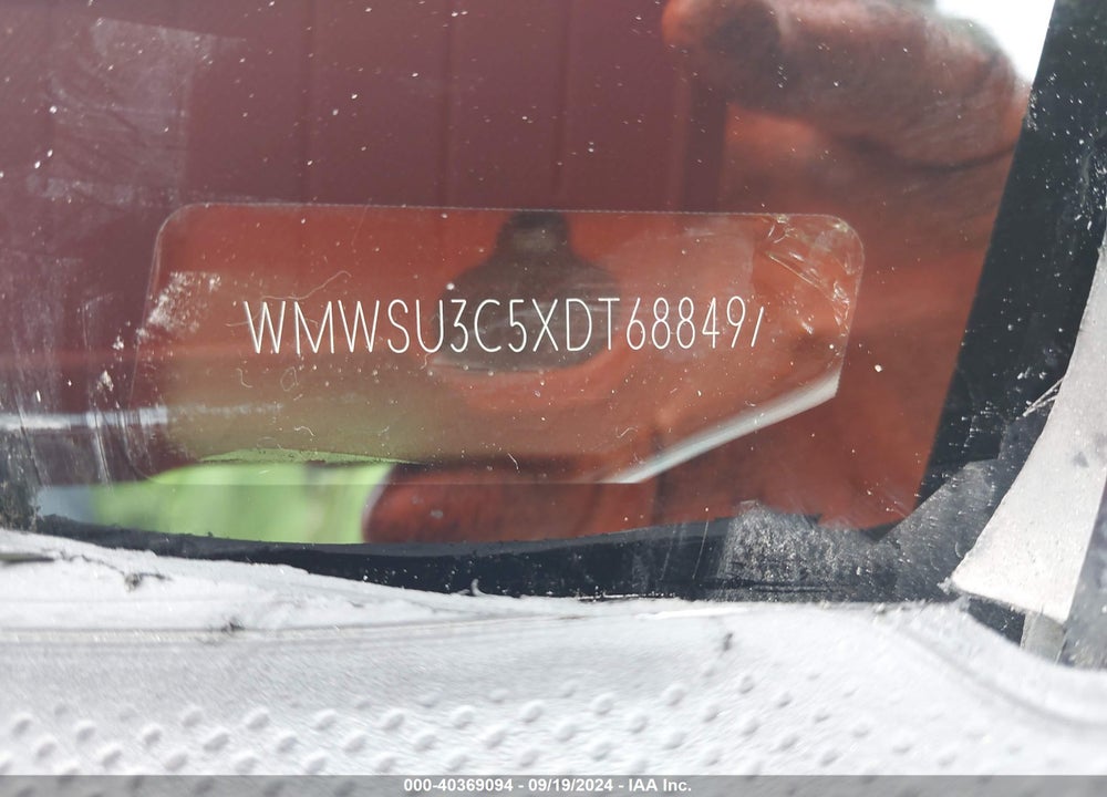 2013 MINI HARDTOP COOPER VIN: WMWSU3C5XDT688497