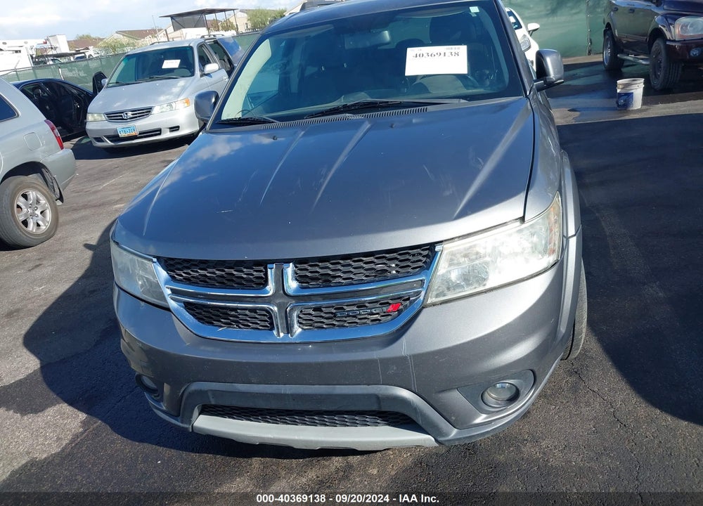 2012 DODGE JOURNEY SXT VIN: 3C4PDCBG2CT342362
