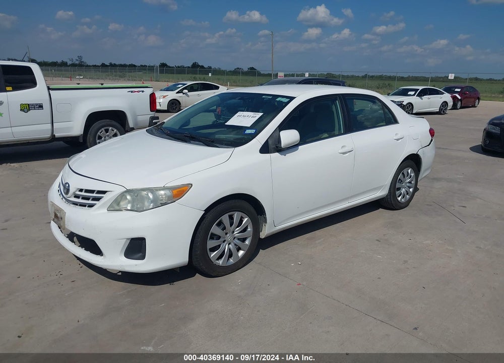 2013 TOYOTA COROLLA LE VIN: 5YFBU4EE7DP139711