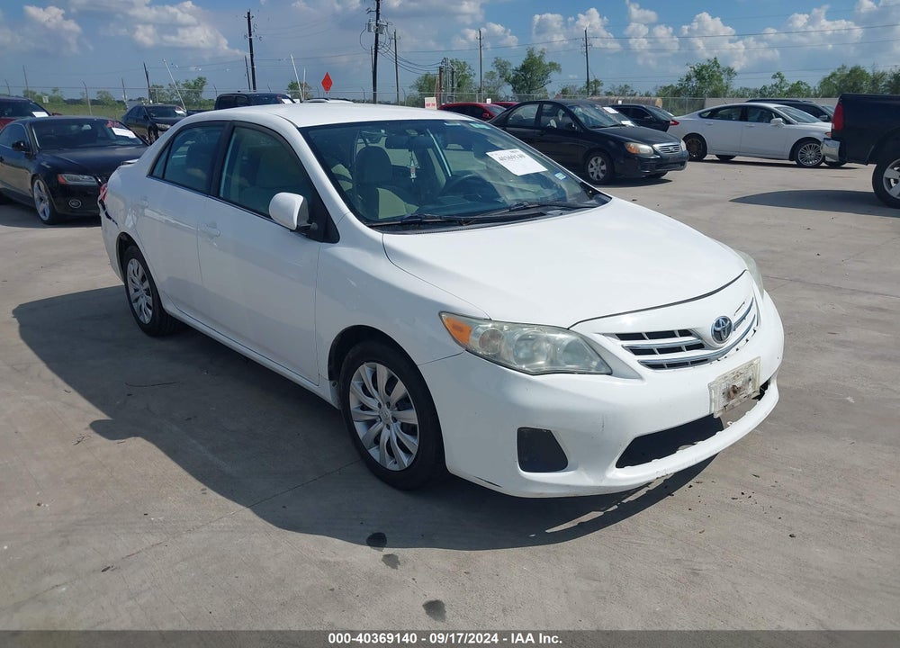 2013 TOYOTA COROLLA LE VIN: 5YFBU4EE7DP139711
