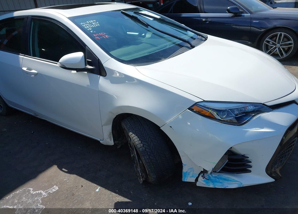 2019 TOYOTA COROLLA SE VIN: 5YFBURHEXKP860322