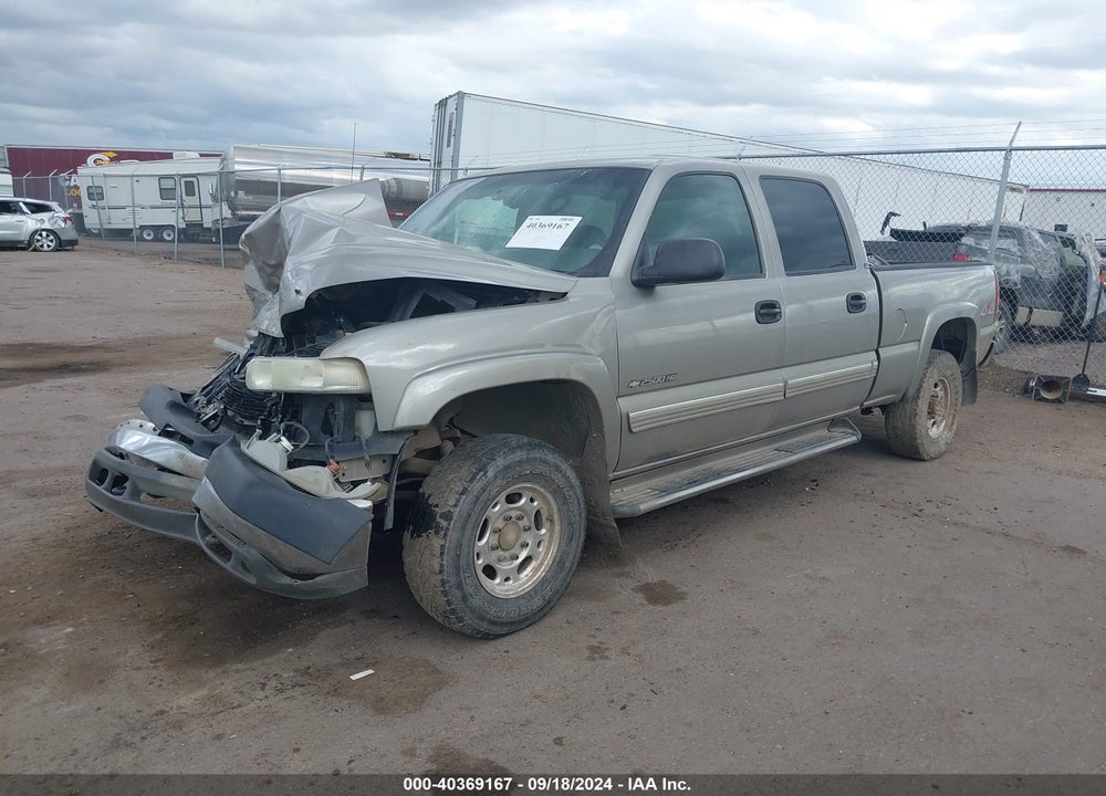 2002 CHEVROLET SILVERADO 2500HD VIN: 1GCHK23G92F218813