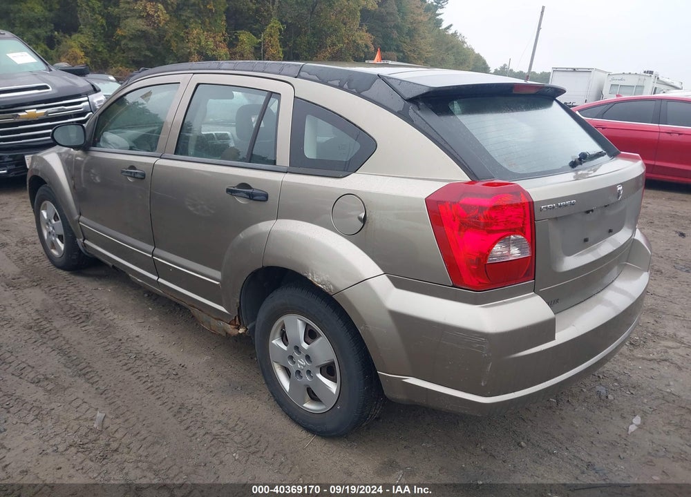 2008 DODGE CALIBER SE VIN: 1B3HB28B58D753317