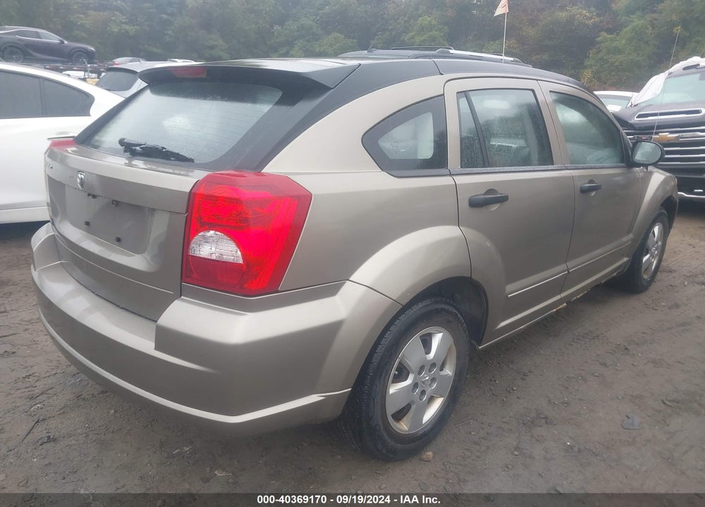 2008 DODGE CALIBER SE VIN: 1B3HB28B58D753317