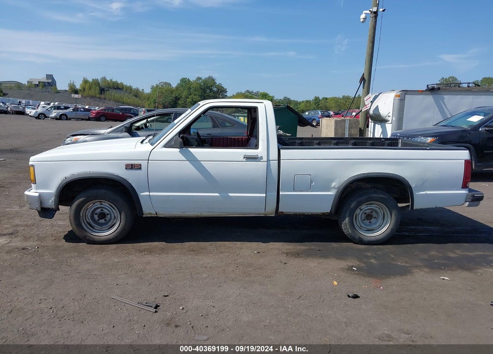 1989 GMC S TRUCK S15 VIN: 1GTBS14E7K2542508
