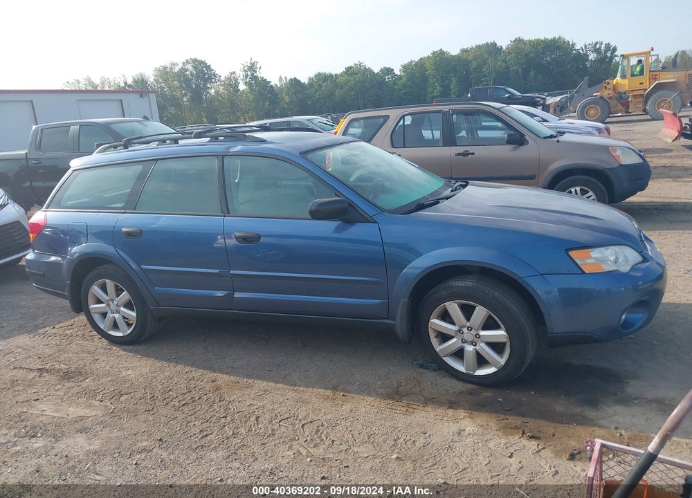 2007 SUBARU OUTBACK 2.5I VIN: 4S4BP61C677324292