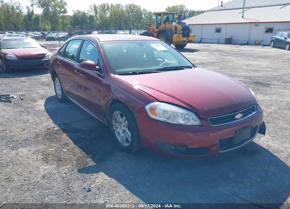 2009 CHEVROLET IMPALA LT VIN: 2G1WC57M291101462