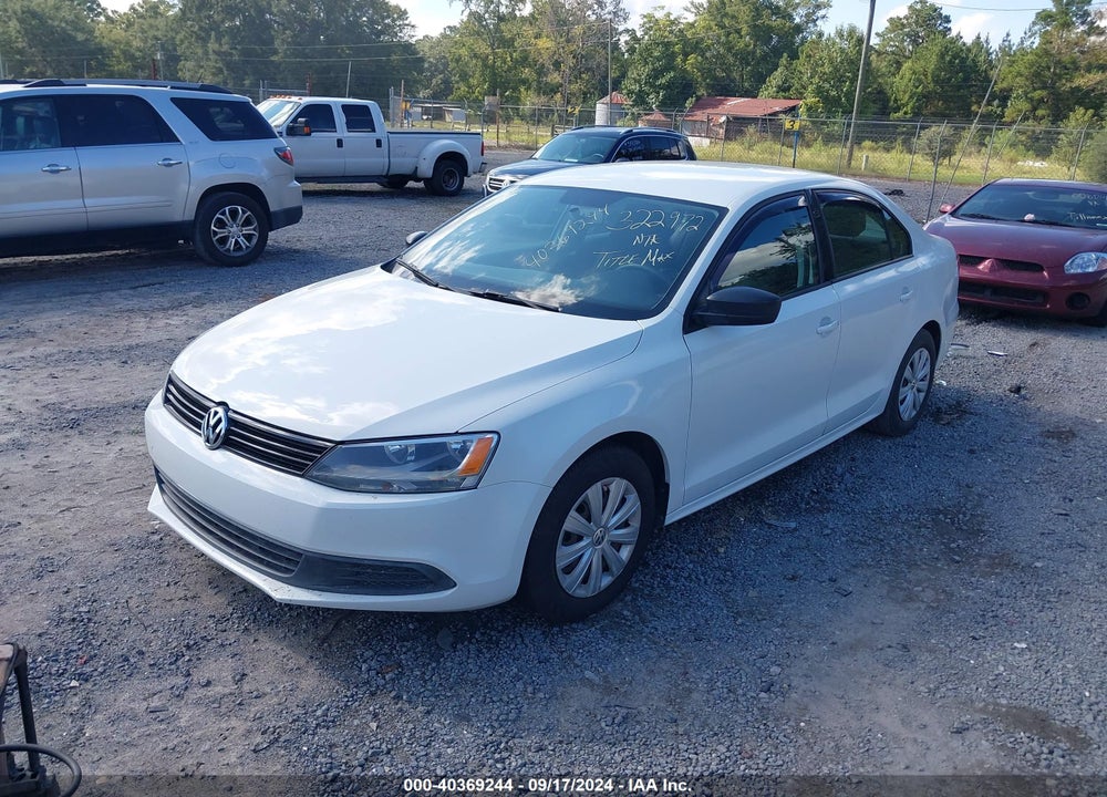 2014 VOLKSWAGEN JETTA 2.0L S VIN: 3VW1K7AJ3EM322972