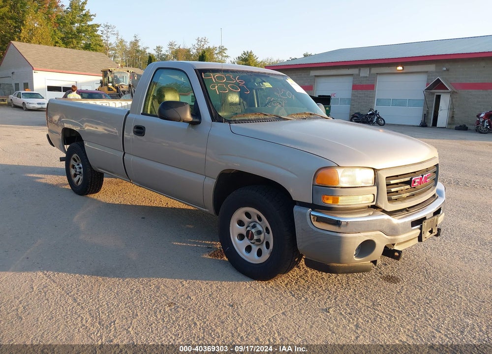 2005 GMC SIERRA 1500 WORK TRUCK VIN: 1GTEK14V75E165985