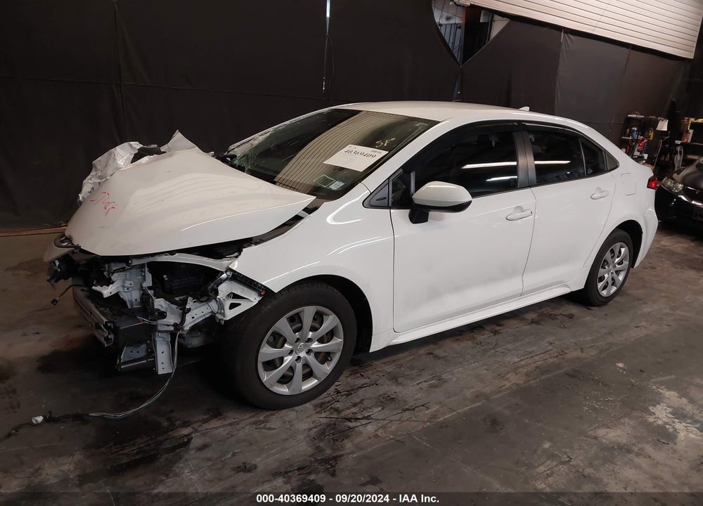 2020 TOYOTA COROLLA LE VIN: JTDEPRAE0LJ091608