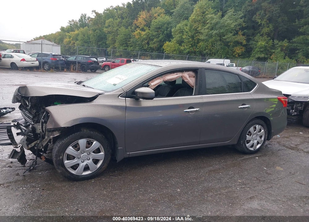 2016 NISSAN SENTRA SV VIN: 3N1AB7AP2GY296094